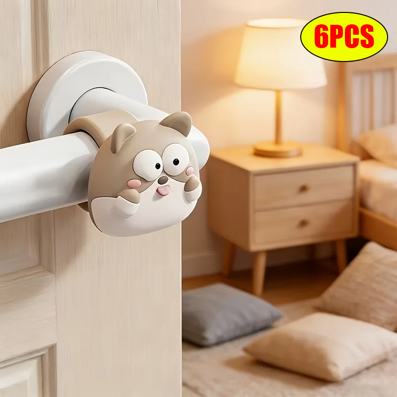 Furniture Hardware Lock - 6pcs Door Knob Bumper Pads |