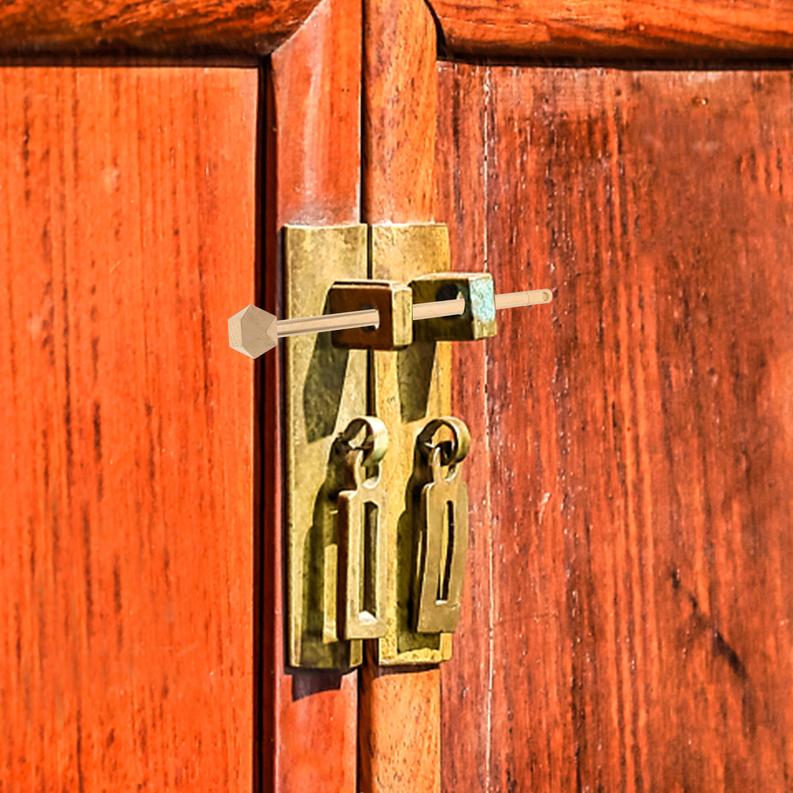 Furniture Hardware Lock - Brass Cabinet Key Locking Pin Traditional