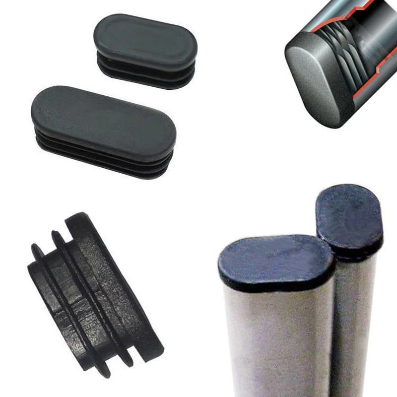 Furniture Leveling Hardware - 4pcs Plastic tube Insert Plugs pipe