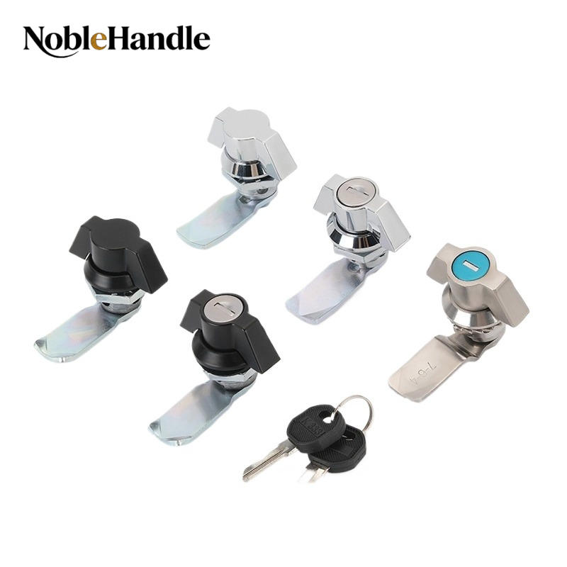 Furniture Hardware Lock - MS748-3 Stainless Steel Butterfly Cylindrical Cam