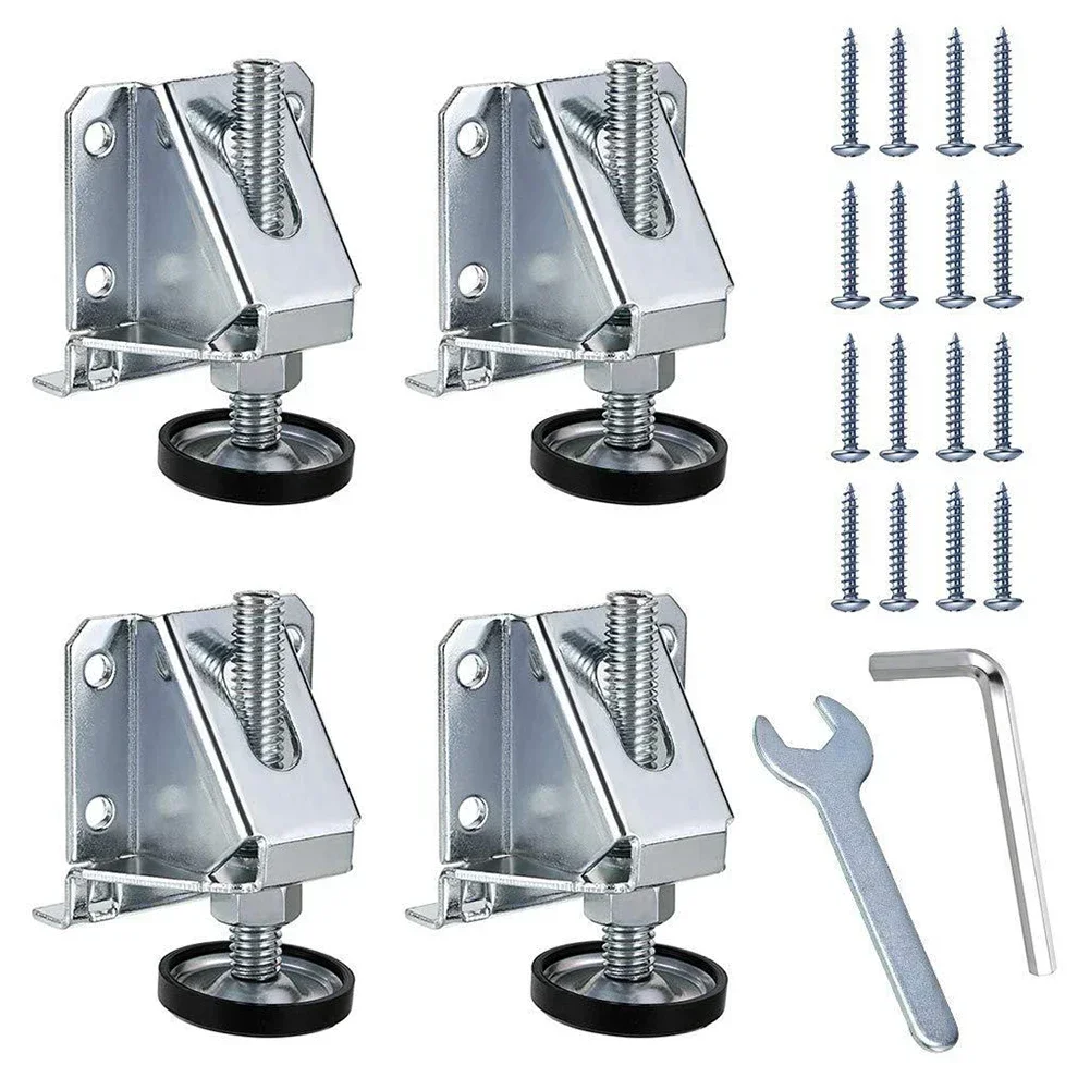 Furniture Leveling Hardware - 4Pcs Adjustable Furniture Leveler Heavy Duty