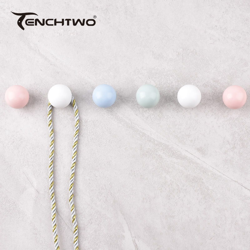Round Ceramic Hook Clothes Han - Furniture Hardware Lock recensione e prezzo