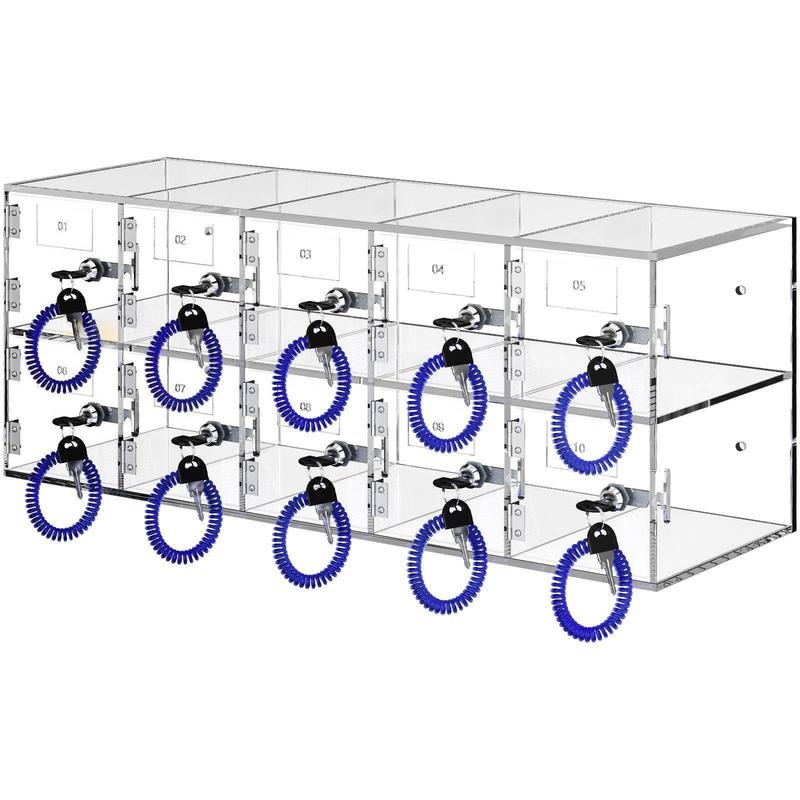 Cell Phone Storage Locker, 10  - Cabinet Lock Key recensione e prezzo