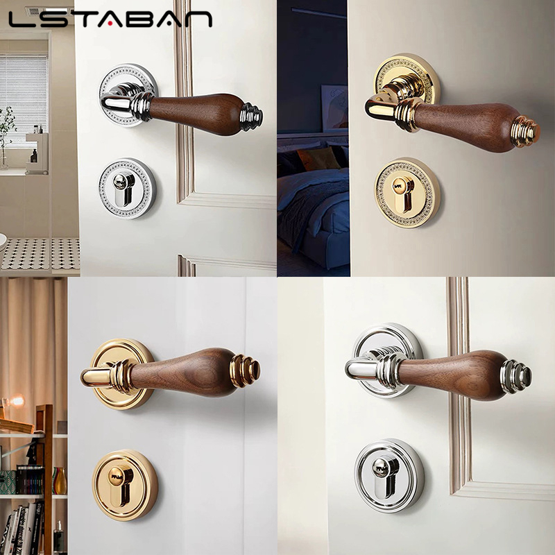 Euro Walnut Wood Handle Door L - Furniture Hardware Lock recensione e prezzo