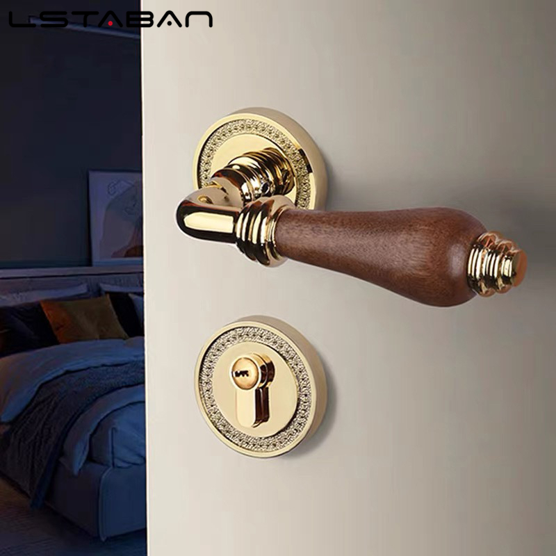 Euro Walnut Wood Handle Door L - Furniture Hardware Lock recensione e prezzo