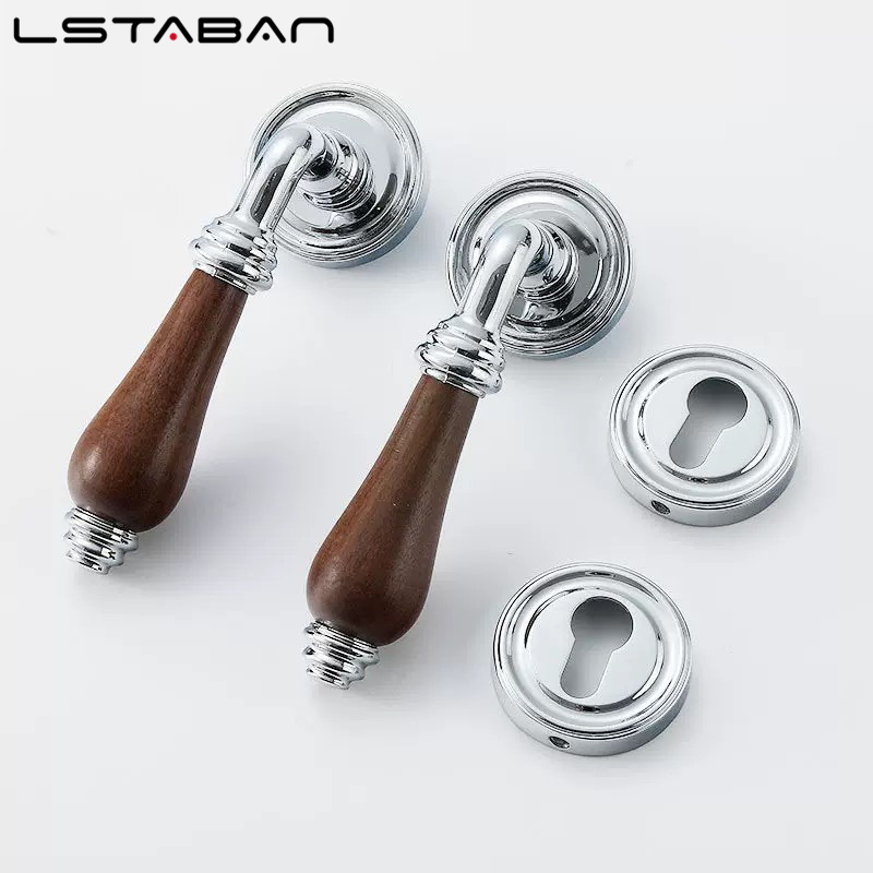 Euro Walnut Wood Handle Door L - Furniture Hardware Lock recensione e prezzo