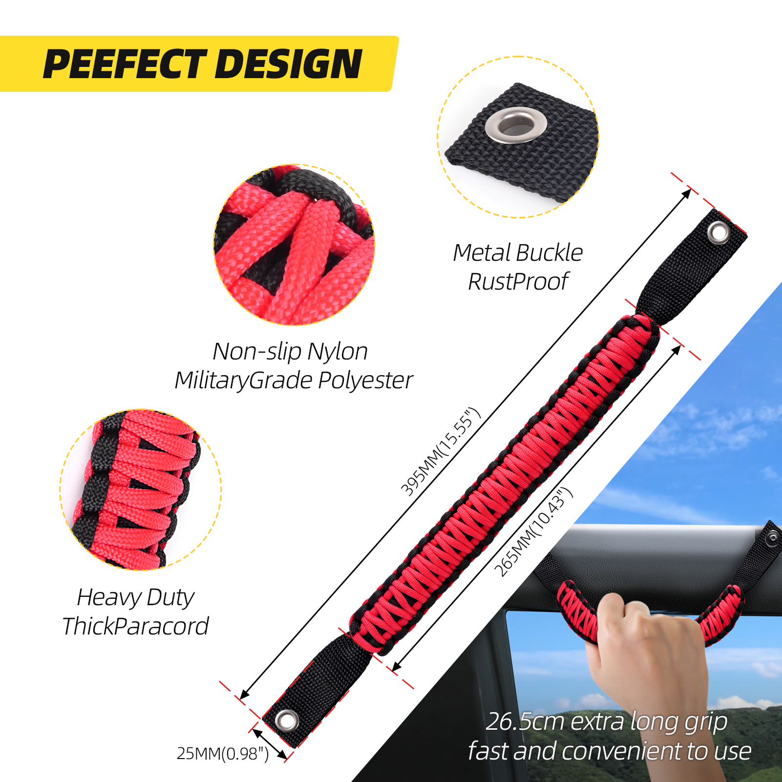 RASTP-Car Roof Handle Rope Gra - Furniture Hardware Supply recensione e prezzo