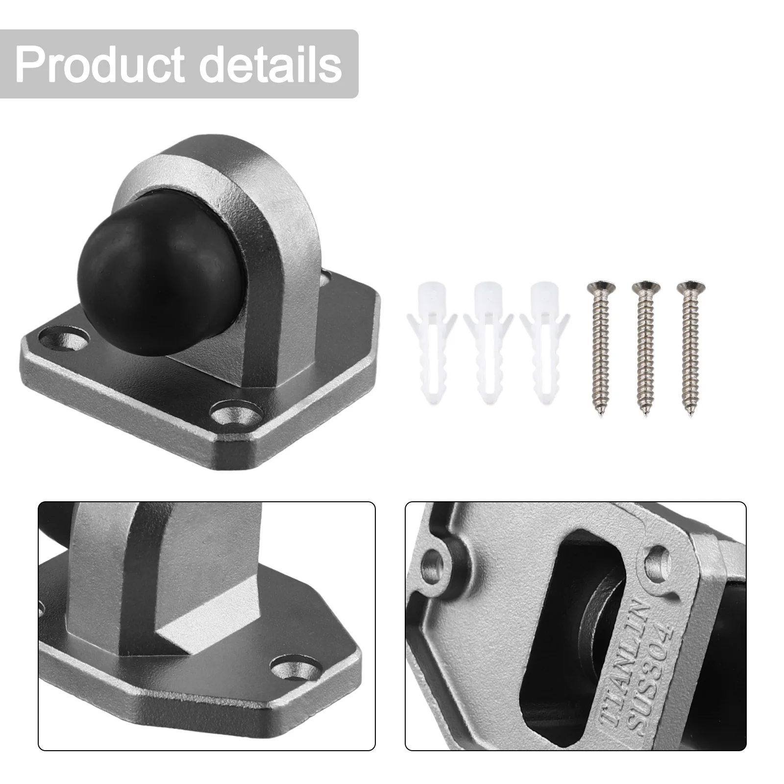 Door Suction Door Stop Wall Mo - Brand Hardware Furniture recensione e prezzo