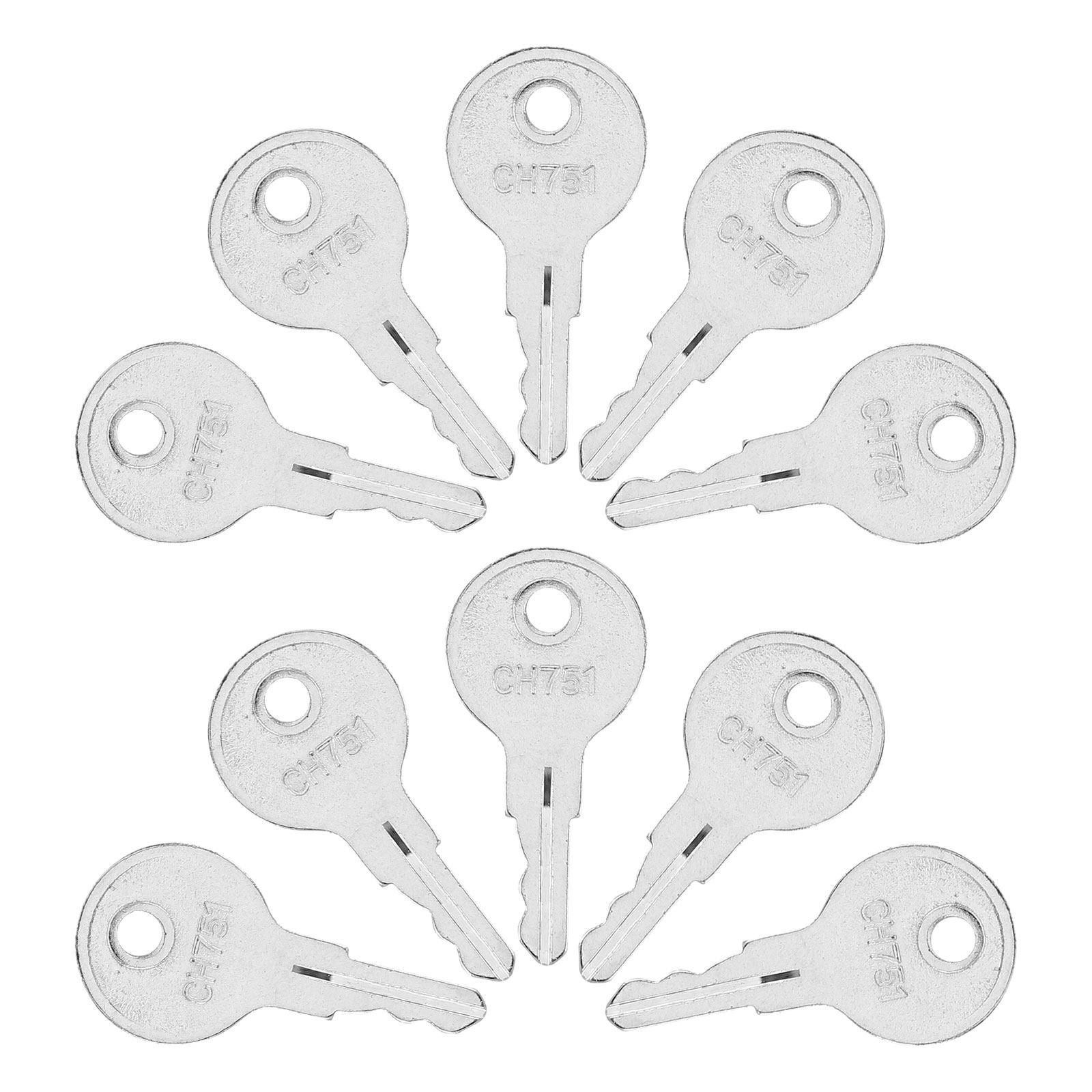 10Pcs Universal Rv Keys Heavy  - Cabinet Lock Key recensione e prezzo