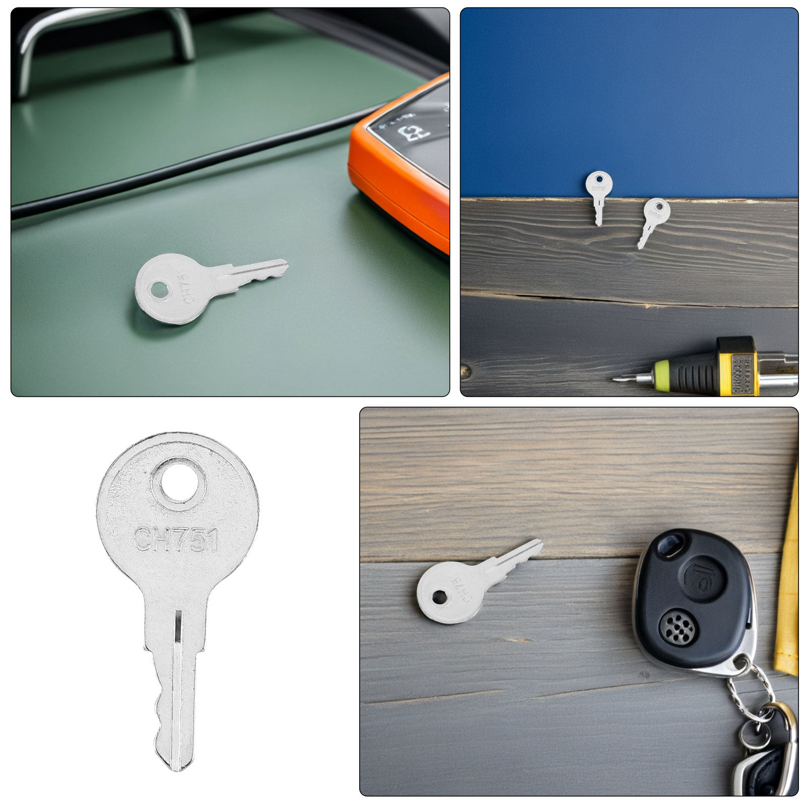 10Pcs Universal Rv Keys Heavy  - Cabinet Lock Key recensione e prezzo