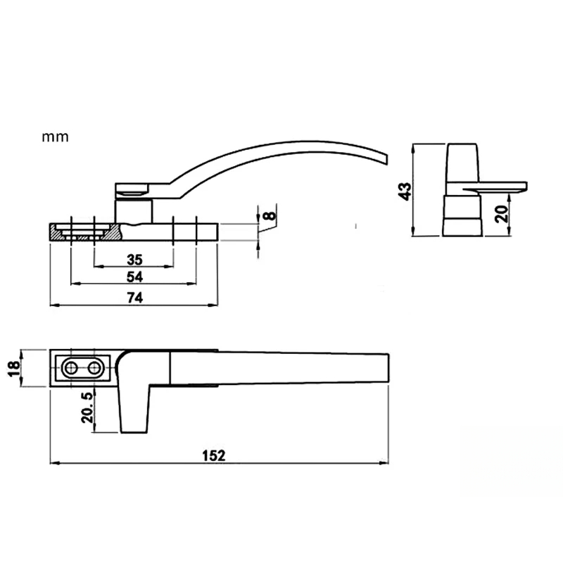 Left Right Hand White Replacem - Furniture Hardware Supply recensione e prezzo