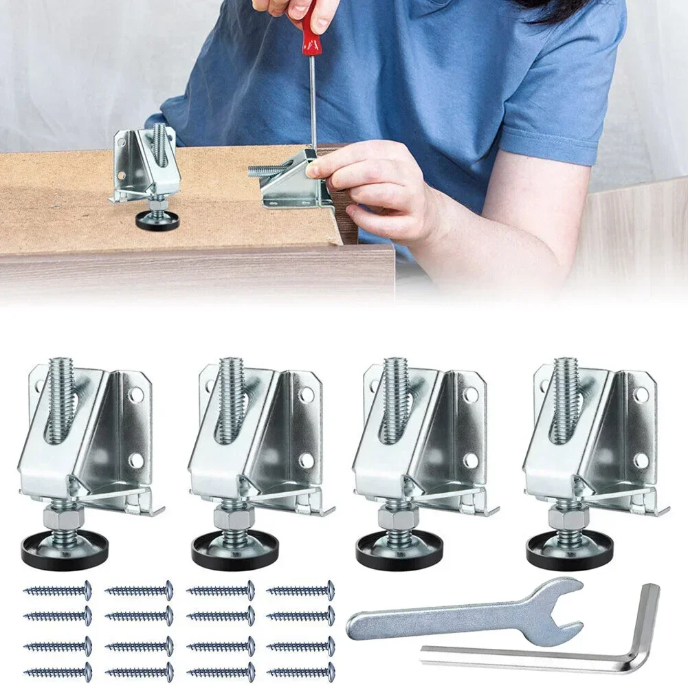 4Pcs Adjustable Furniture Leve - Furniture Leveling Hardware recensione e prezzo