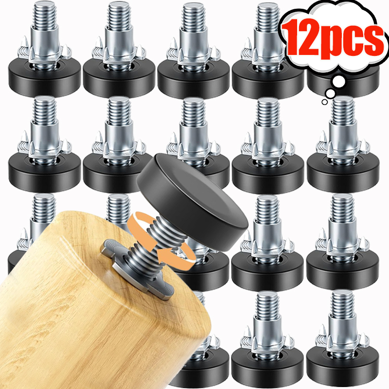 1-12pcs Adjustable Foot Pad An - Furniture Leveling Hardware recensione e prezzo