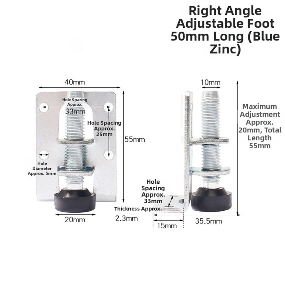 6 Pcs Adjustable Leveling Feet - Furniture Leveling Hardware recensione e prezzo